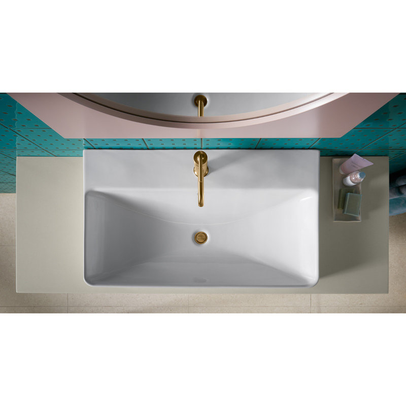 K274910 Kohler Vox Vitreous China Rectangular Vessel Bathroom Sink
